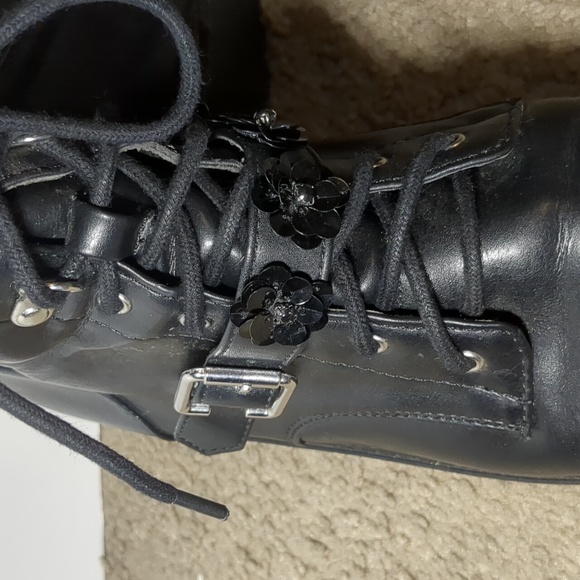 Unionbay Black Combat Booties in Black - Picture 2 of 13